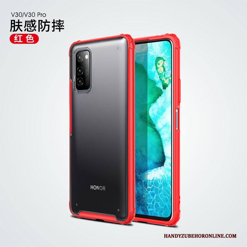 Honor View30 Pro Hoesje Tas Bescherming All Inclusive Doorzichtig Trendy Merk Dun Persoonlijk