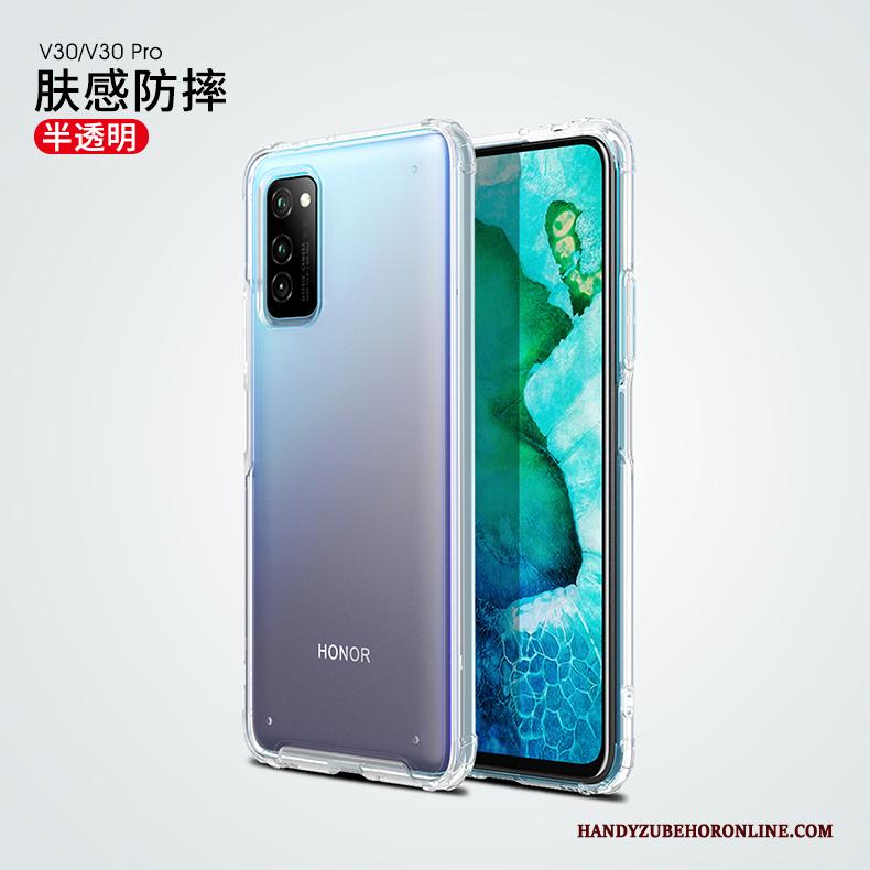 Honor View30 Pro Hoesje Tas Bescherming All Inclusive Doorzichtig Trendy Merk Dun Persoonlijk