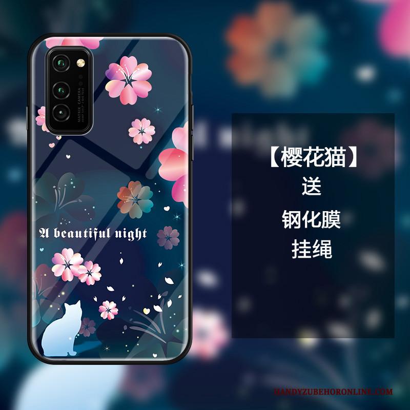 Honor View30 Pro Hoesje Telefoon Bescherming Blauw Glas Anti-fall Kers Vers