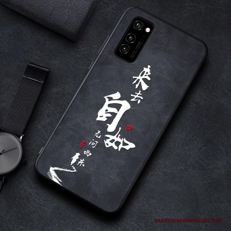 Honor View30 Pro Hoesje Telefoon Reliëf Bescherming Trendy Merk Anti-fall Eenvoudige Scheppend