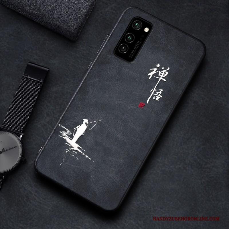 Honor View30 Pro Hoesje Telefoon Reliëf Bescherming Trendy Merk Anti-fall Eenvoudige Scheppend