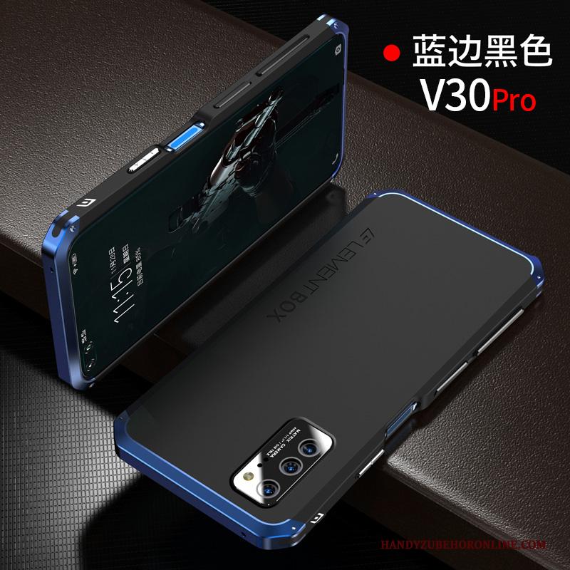 Honor View30 Pro Metaal Hoesje Telefoon Anti-fall Blauw Eenvoudige Trendy Merk Nieuw