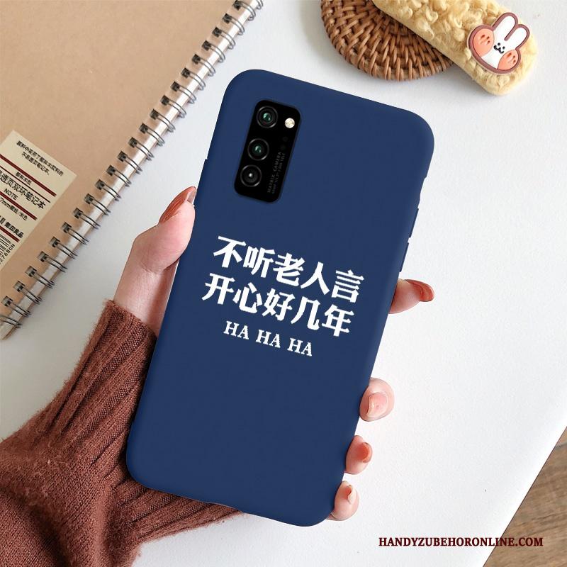 Honor View30 Pro Persoonlijk Blauw Anti-fall Hoesje Telefoon Bescherming Siliconen Scheppend