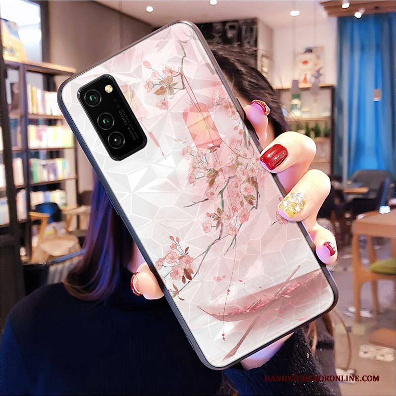 Honor View30 Pro Trendy Merk Patroon Hoesje Telefoon Persoonlijk Chinese Stijl Ruit Anti-fall