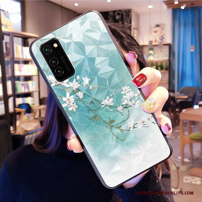 Honor View30 Pro Trendy Merk Patroon Hoesje Telefoon Persoonlijk Chinese Stijl Ruit Anti-fall