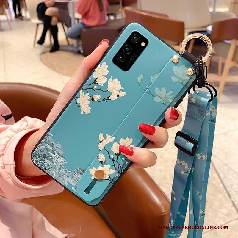 Honor View30 Pro Wit Chinese Stijl Schrobben Hoes All Inclusive Hoesje Telefoon Bescherming