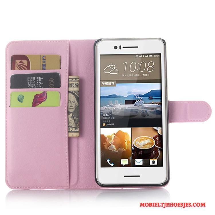 Htc Desire 728 Hoesje Telefoon Folio Leren Etui Bescherming Anti-fall Mobiele Telefoon