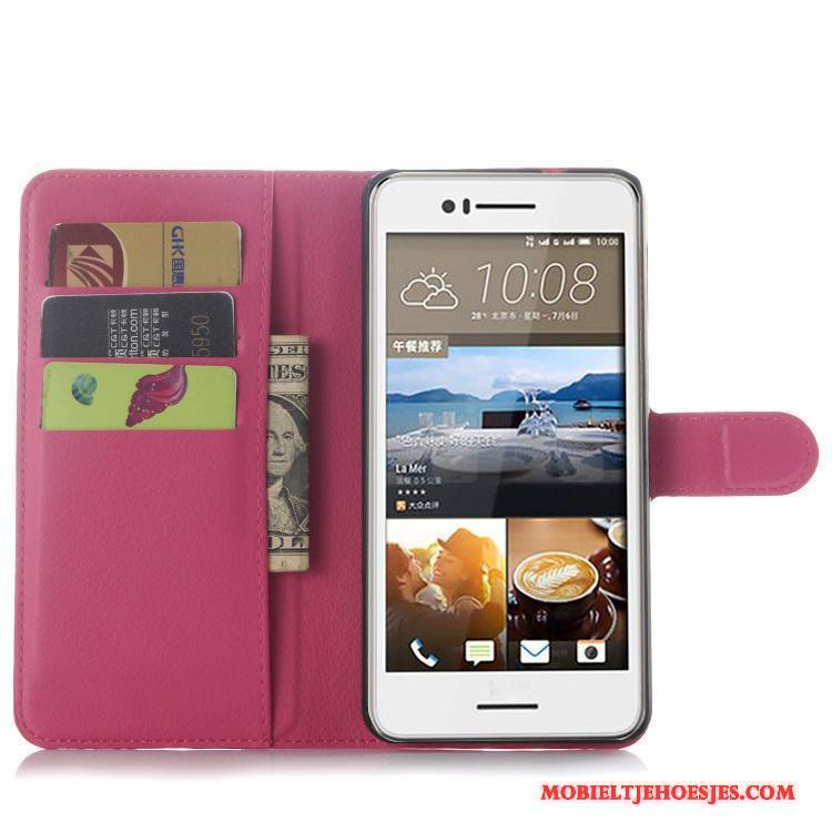 Htc Desire 728 Hoesje Telefoon Folio Leren Etui Bescherming Anti-fall Mobiele Telefoon