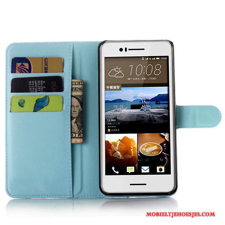 Htc Desire 728 Hoesje Telefoon Folio Leren Etui Bescherming Anti-fall Mobiele Telefoon