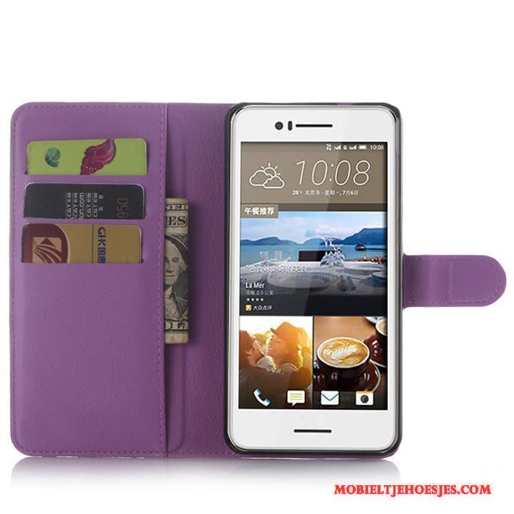 Htc Desire 728 Hoesje Telefoon Folio Leren Etui Bescherming Anti-fall Mobiele Telefoon