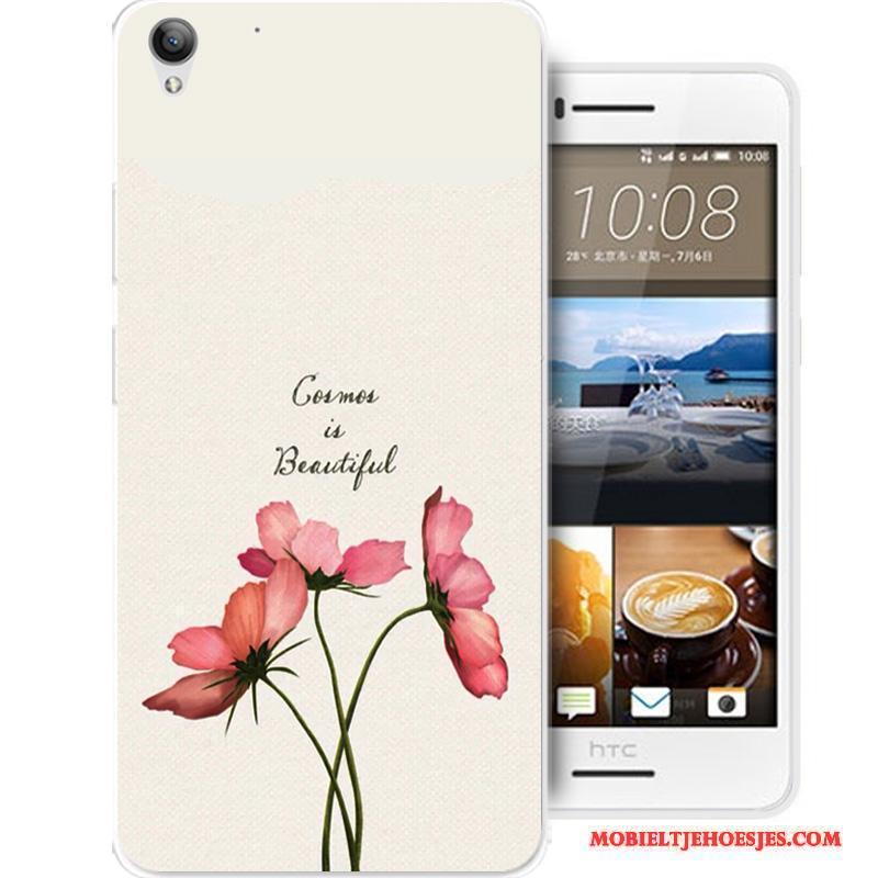 Htc Desire 728 Hoesje Telefoon Siliconen Zacht Spotprent Bescherming All Inclusive Roze