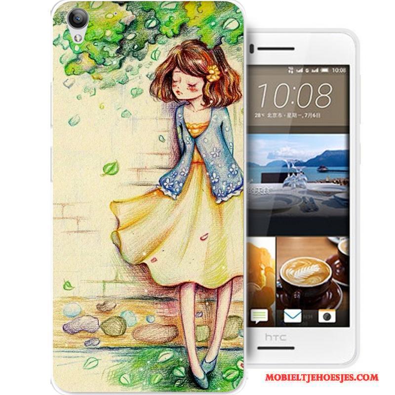 Htc Desire 728 Hoesje Telefoon Siliconen Zacht Spotprent Bescherming All Inclusive Roze