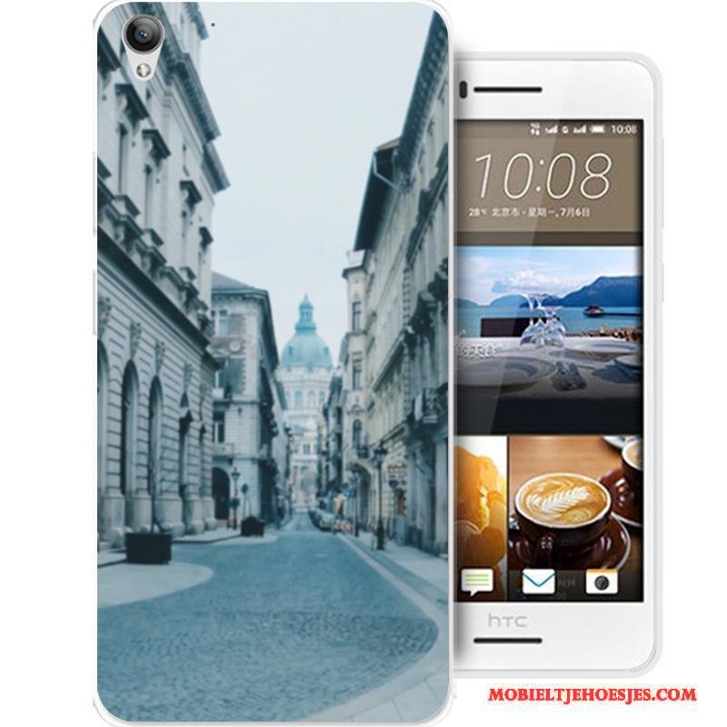 Htc Desire 728 Hoesje Telefoon Siliconen Zacht Spotprent Bescherming All Inclusive Roze