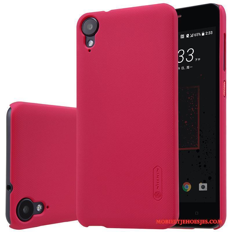 Htc Desire 825 Hoes Anti-fall Schrobben Antislip Rood Bescherming Hoesje