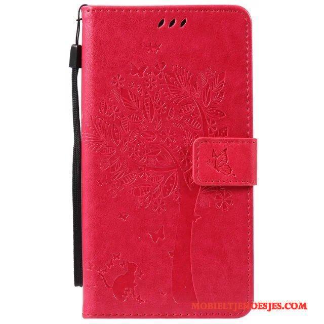 Htc Desire 825 Hoesje Leren Etui Bescherming Spotprent Roze Anti-fall Mobiele Telefoon Clamshell