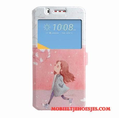 Htc Desire 825 Trend Leren Etui Hoes Hoesje Telefoon Windows Bescherming Ondersteuning