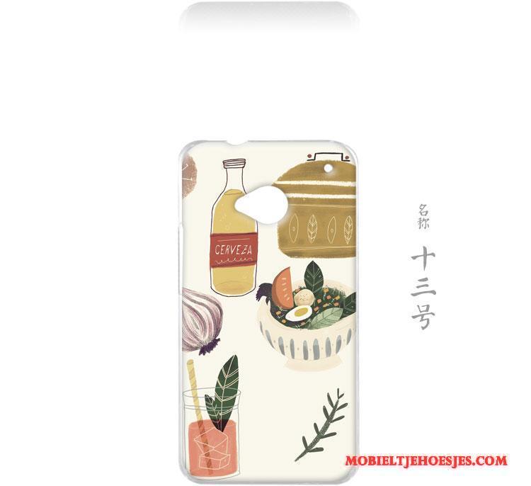 Htc One M7 Lovers Anti-fall Hoesje Telefoon Bescherming Groen Kunst Mini