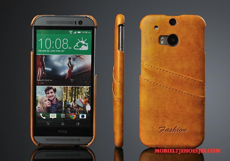 Htc One M8 Mobiele Telefoon Trend Bescherming Achterklep Hoes Kaart Hoesje Telefoon