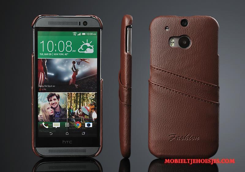 Htc One M8 Mobiele Telefoon Trend Bescherming Achterklep Hoes Kaart Hoesje Telefoon