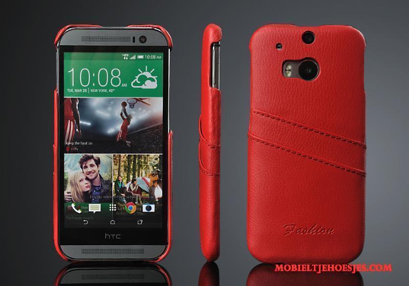 Htc One M8 Mobiele Telefoon Trend Bescherming Achterklep Hoes Kaart Hoesje Telefoon