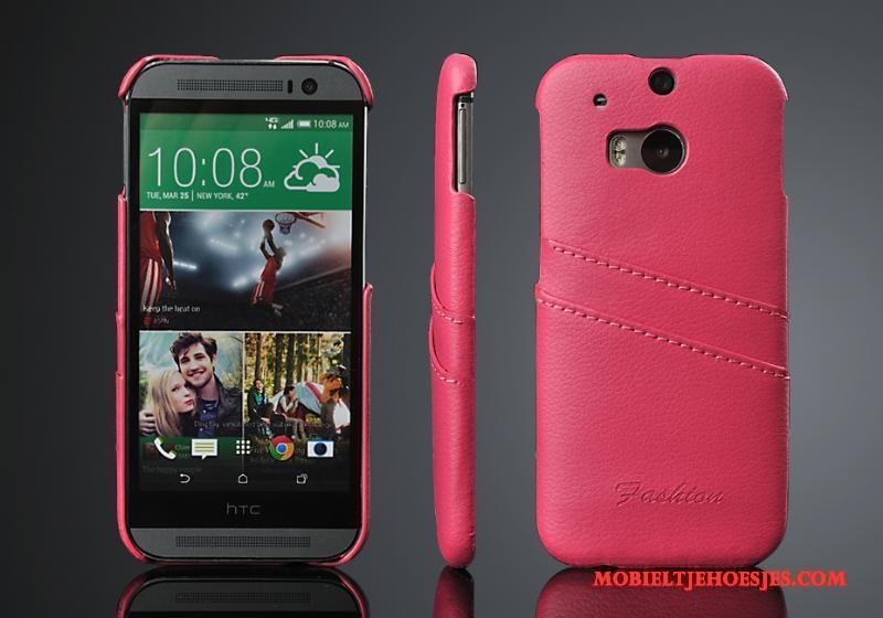 Htc One M8 Mobiele Telefoon Trend Bescherming Achterklep Hoes Kaart Hoesje Telefoon