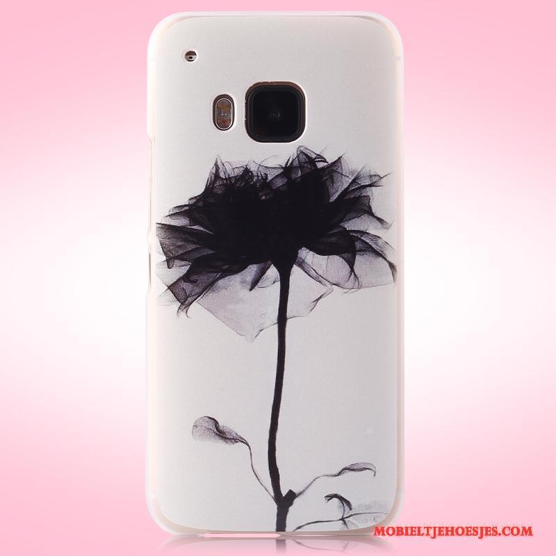 Htc One M9 Bescherming Hoes Mobiele Telefoon Trend Hoesje Telefoon Geschilderd Bloemen