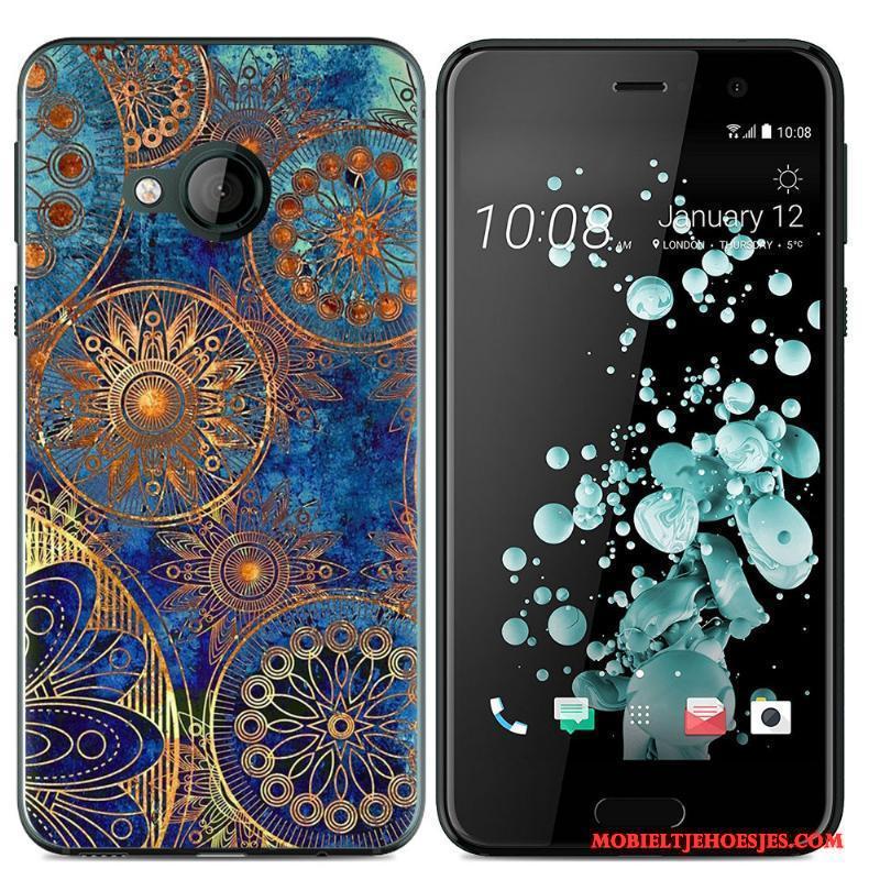 Htc U Play Scheppend Hoesje Siliconen Zacht Telefoon Kleur Geschilderd