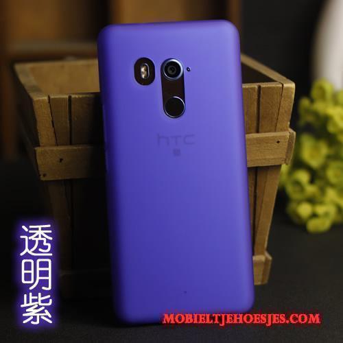 Htc U11+ Hoesje Purper Hoes Bescherming Dun Anti-fall Siliconen All Inclusive