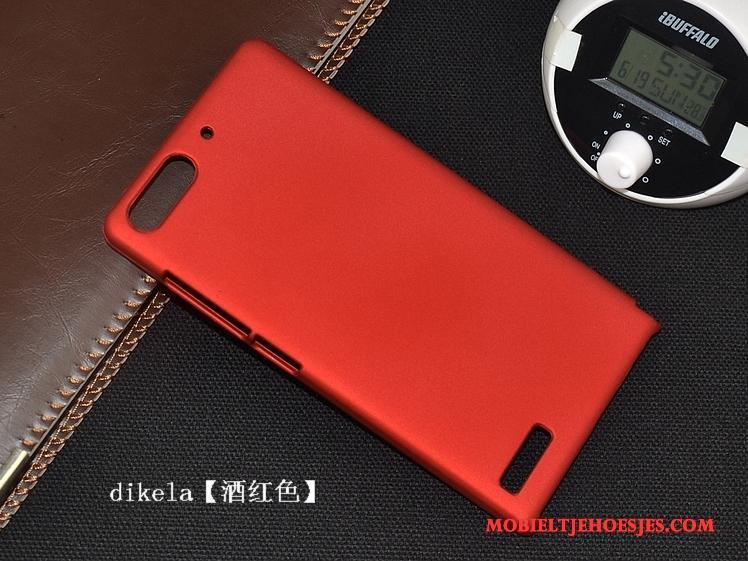 Huawei Ascend G6 Mobiele Telefoon Hoes Roze Hoesje Telefoon Bescherming