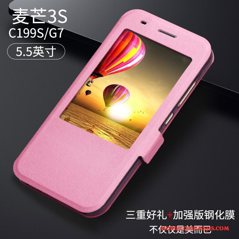 Huawei Ascend G7 All Inclusive Anti-fall Blauw Bescherming Folio Hoesje Telefoon Leren Etui