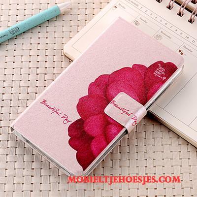 Huawei Ascend G7 Hoes Rood Bescherming Hoesje Mobiele Telefoon Clamshell Eenvoudige