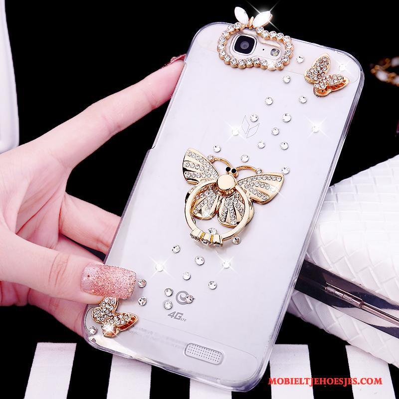 Huawei Ascend G7 Hoesje Telefoon Kleur Bescherming Luxe Met Strass