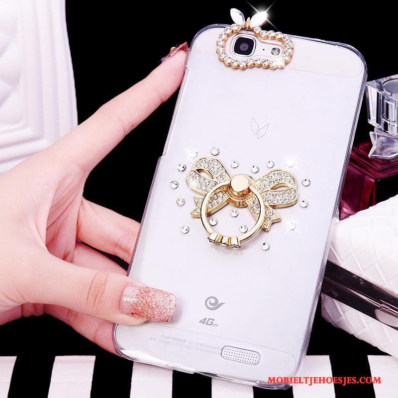 Huawei Ascend G7 Hoesje Telefoon Kleur Bescherming Luxe Met Strass