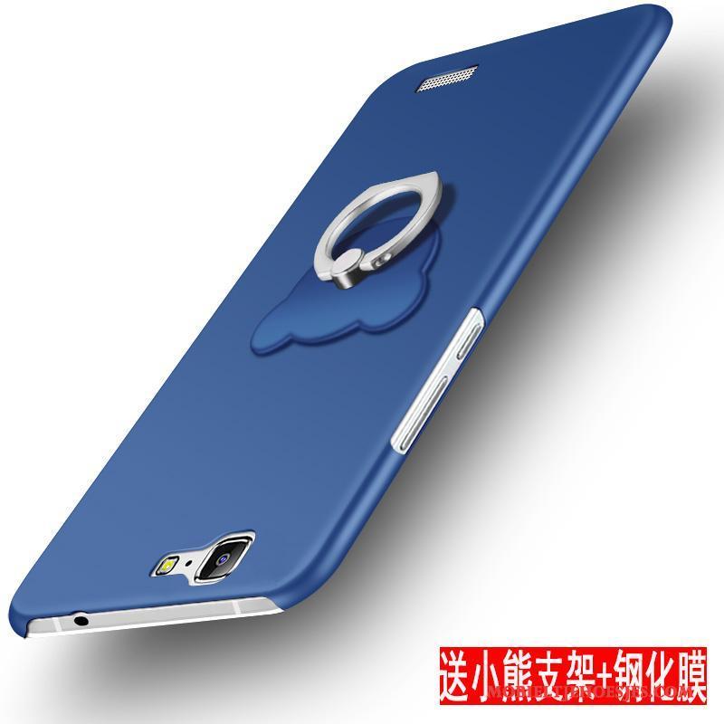 Huawei Ascend G7 Schrobben Siliconen Blauw Hard Hoes Hoesje Telefoon Anti-fall