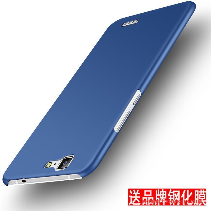 Huawei Ascend G7 Schrobben Siliconen Blauw Hard Hoes Hoesje Telefoon Anti-fall