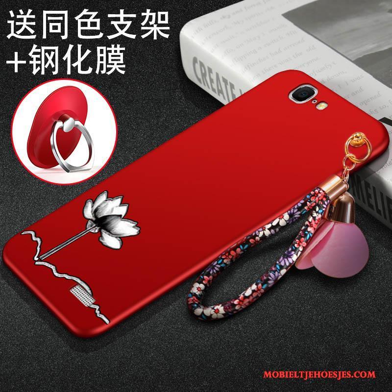 Huawei Ascend G7 Schrobben Siliconen Rood Hoes Zacht All Inclusive Hoesje