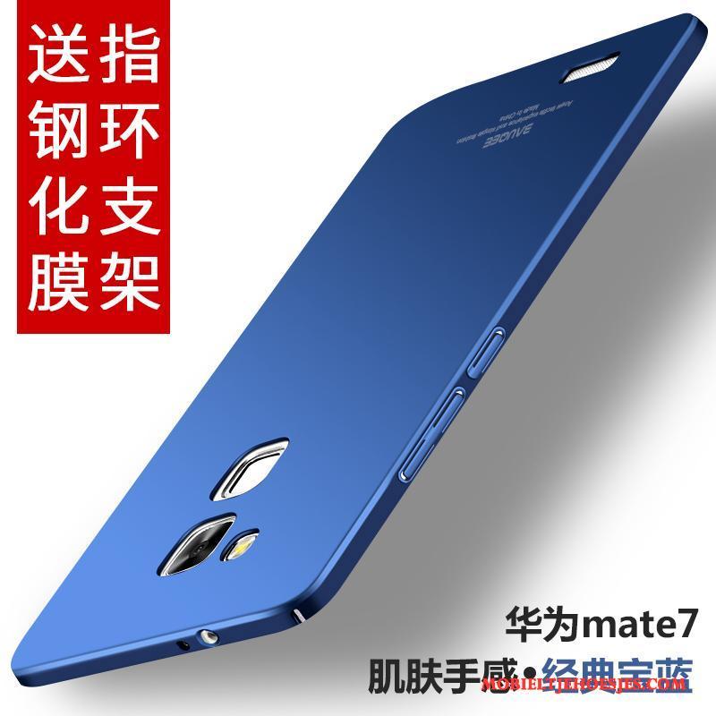Huawei Ascend Mate 7 Bescherming Hoesje Hard Zwart Anti-fall Kleur Dun