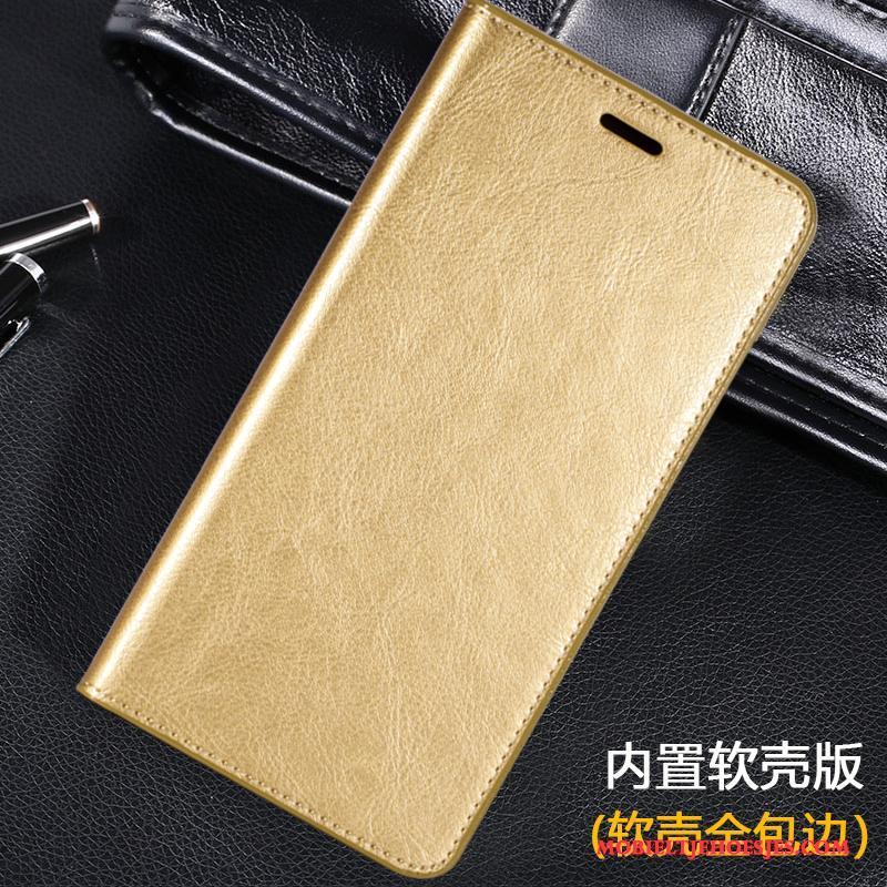 Huawei Ascend Mate 7 Bescherming Hoesje Telefoon Blauw Anti-fall Folio Leren Etui Mobiele Telefoon