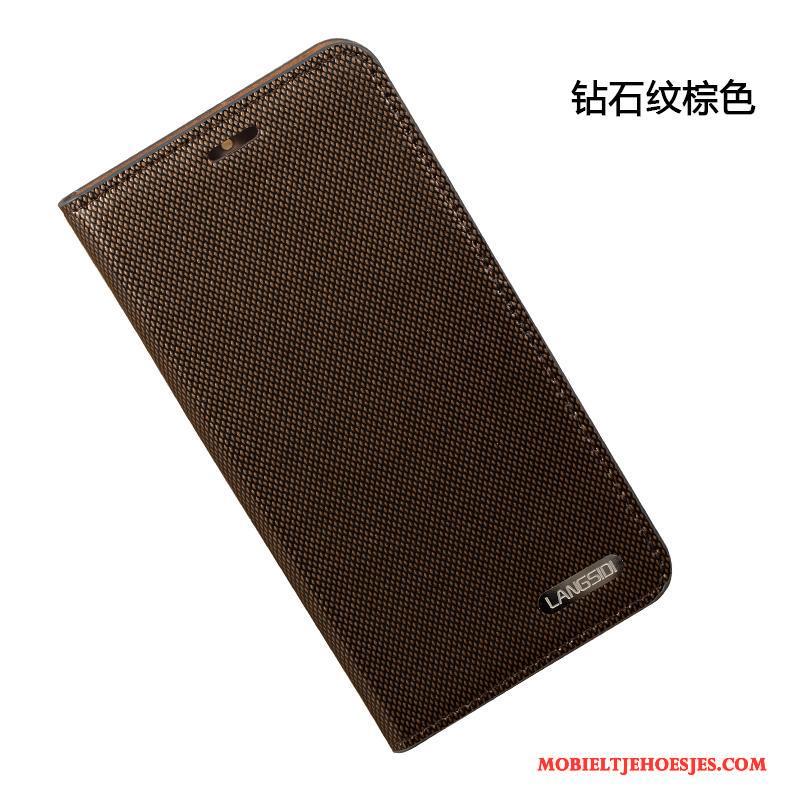 Huawei Ascend Mate 7 Clamshell Bescherming Leren Etui Hoesje Telefoon Mobiele Telefoon Anti-fall Portemonnee