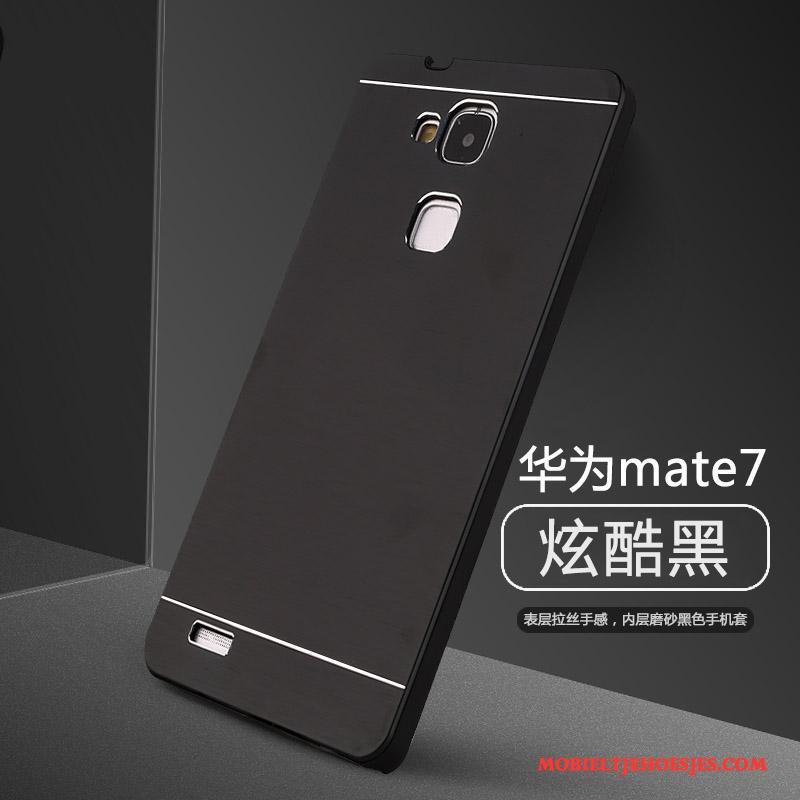 Huawei Ascend Mate 7 Hoesje Metaal Telefoon Goud Persoonlijk Trend Hard