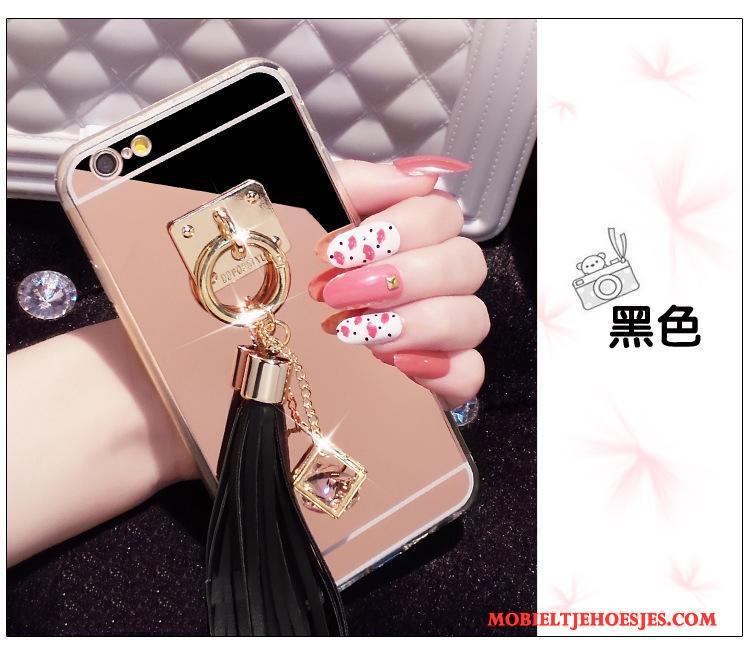 Huawei Ascend Mate 7 Hoesje Trend Hoes Met Strass Kwasten Anti-fall Siliconen Bescherming