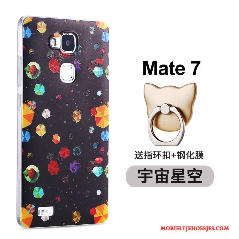 Huawei Ascend Mate 7 Mobiele Telefoon Anti-fall Achterklep Hoes Hoesje Telefoon Bescherming Hard