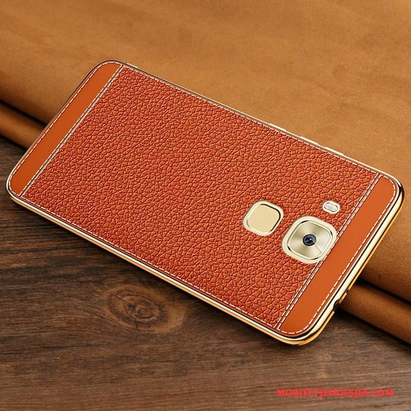 Huawei G7 Plus All Inclusive Zacht Hoesje Telefoon Siliconen Rood Bescherming Anti-fall