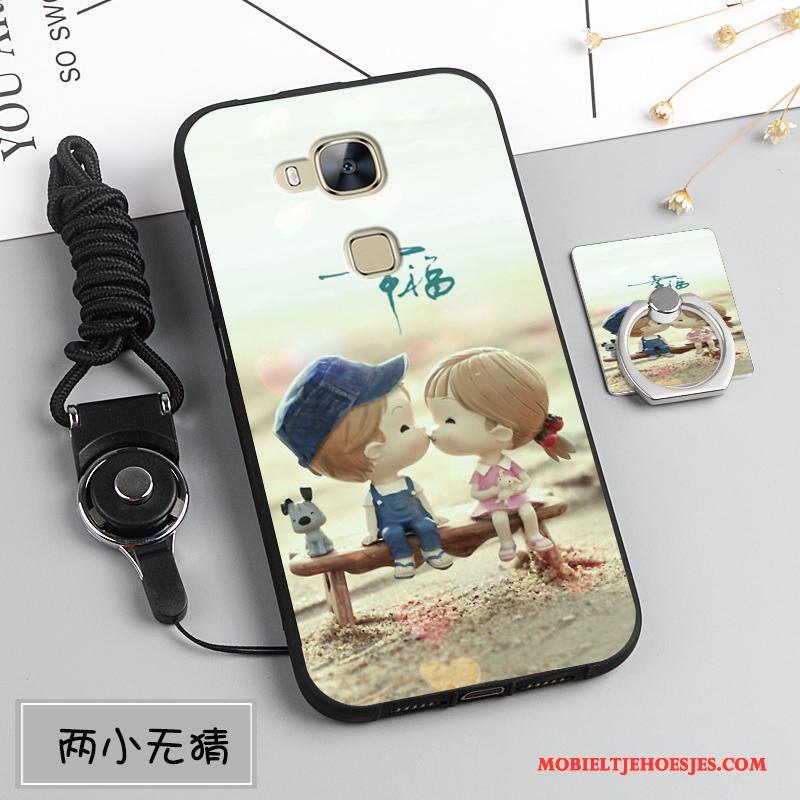 Huawei G7 Plus Bescherming Hoesje Telefoon Anti-fall Hanger Siliconen Zacht