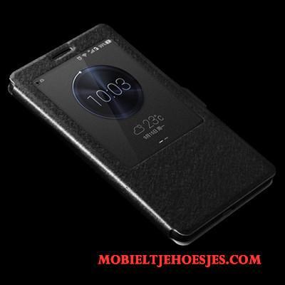 Huawei G7 Plus Goud Mobiele Telefoon Hoes Leren Etui Hoesje Telefoon Bescherming Folio