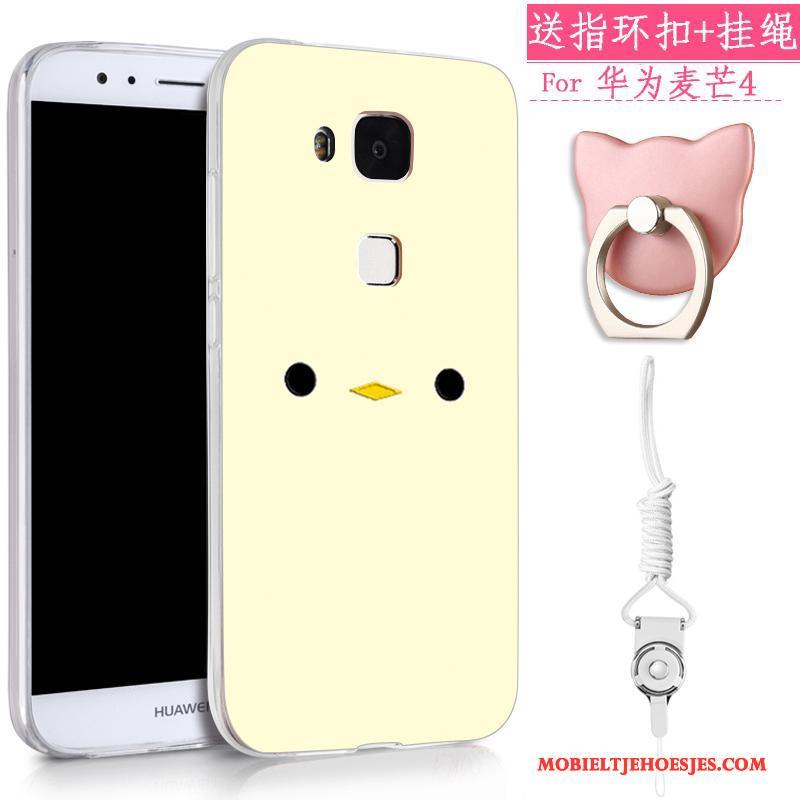 Huawei G7 Plus Hanger Hoesje Telefoon Trend Siliconen Mooie All Inclusive Zacht
