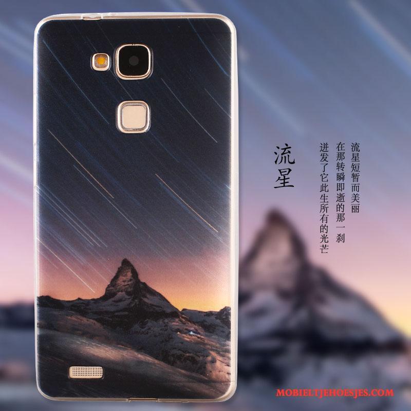 Huawei G7 Plus Hoesje Bescherming Anti-fall Zacht Telefoon Siliconen Groen