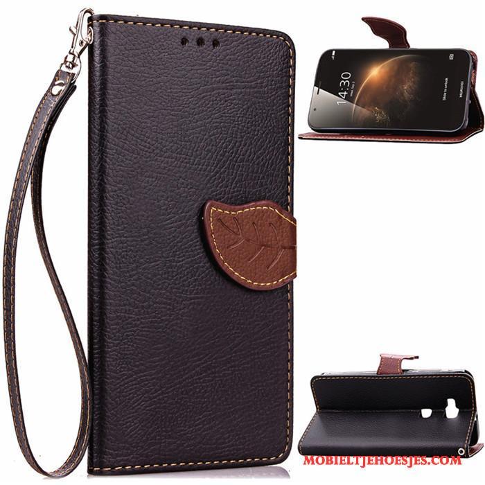 Huawei G7 Plus Hoesje Bescherming Leren Etui Anti-fall Hoes Mobiele Telefoon Trend Clamshell