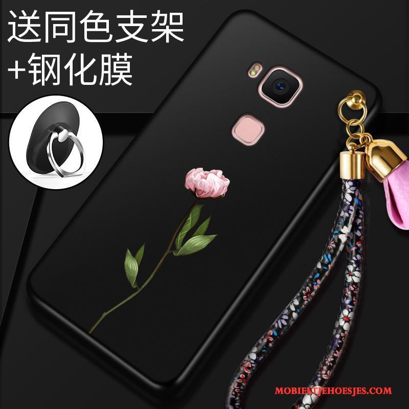 Huawei G7 Plus Hoesje Bescherming Schrobben Telefoon Zwart Anti-fall Mobiele Telefoon