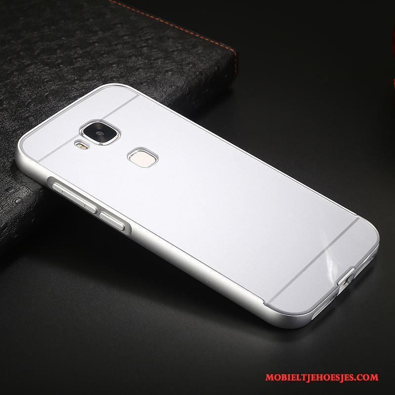Huawei G7 Plus Hoesje Telefoon Metaal Bescherming Goud Hard Anti-fall
